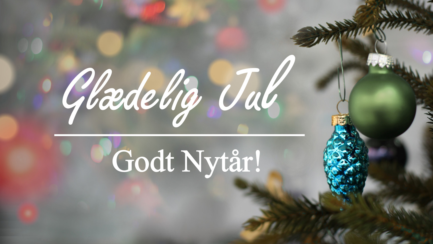 Glaedelig Jul Godt Nytaar