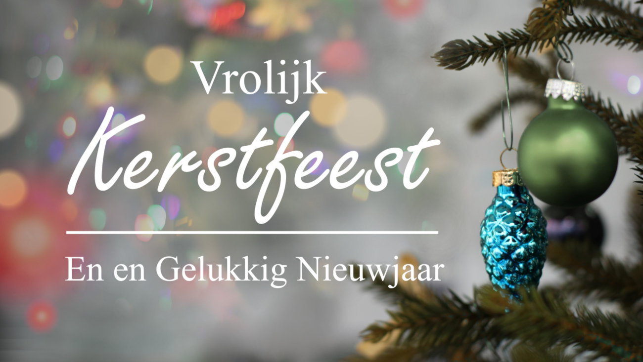 Vrolijk Kerstfeest gelukkig Nieuwjaar