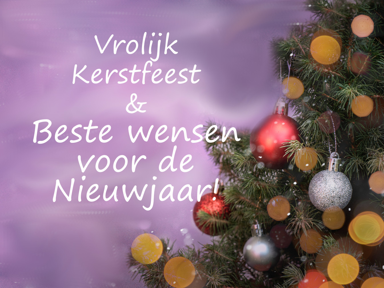 Vrolijk Kerstfeest Nieuwjaar